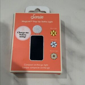 Sonix MagLink Selfie Light in Orange Box